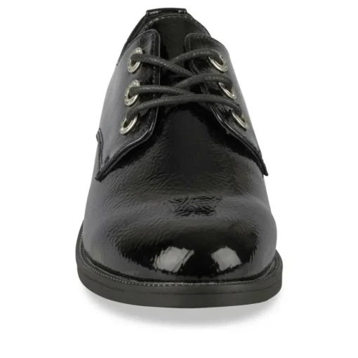 Derbies NOIR Femme Motif Uni Lacets