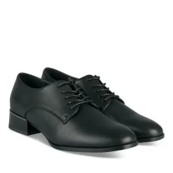 Derbies NOIR Femme Motif Uni A Enfiler
