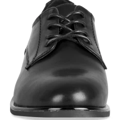 Derbies NOIR Femme Motif Uni Lacets