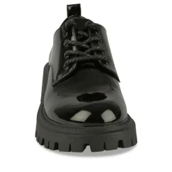 Derbies NOIR Femme Motif Uni A Enfiler