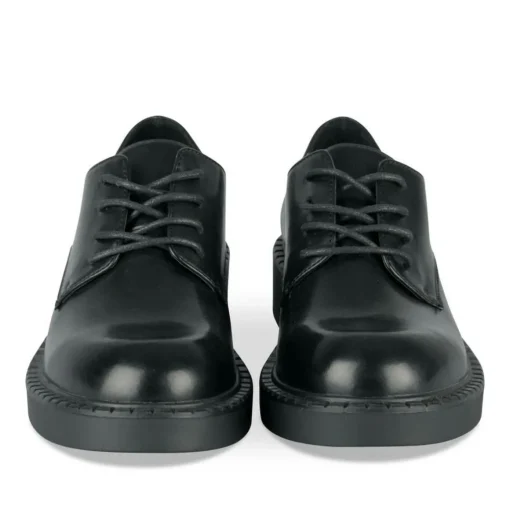Derbies NOIR Femme Motif Uni Lacets