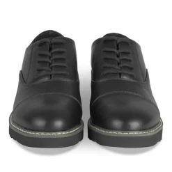 Derbies NOIR Femme Motif Uni Lacets