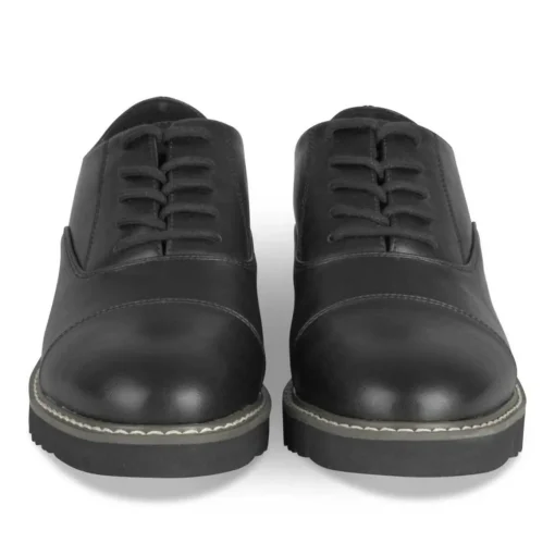 Derbies NOIR Femme Motif Uni Lacets