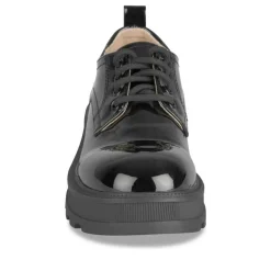 Derbies NOIR Femme Motif Uni Lacets