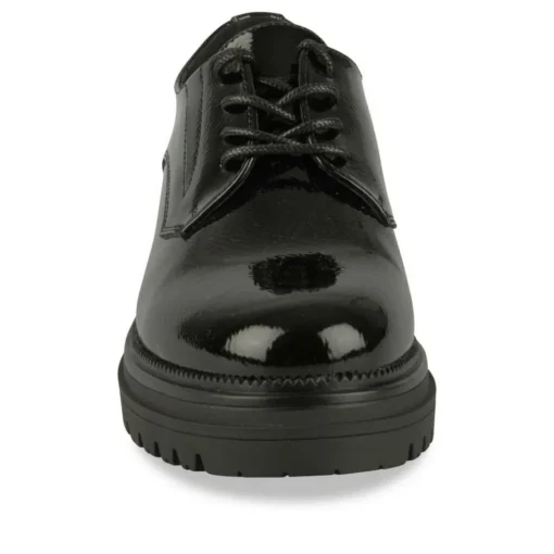 Derbies NOIR Femme Motif Uni Lacets