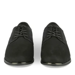 Derbies NOIR Femme Motif Paillettes Lacets