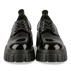 Derbies NOIR Femme Motif Uni Lacets