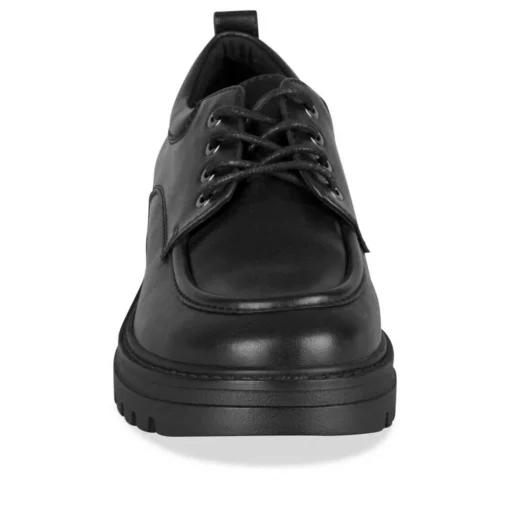 Derbies NOIR Femme Motif Uni Lacets
