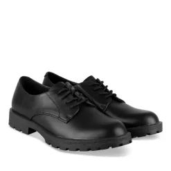 Derbies NOIR Femme Motif Uni Lacets
