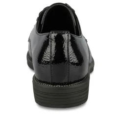 Derbies NOIR Femme Motif Uni Lacets