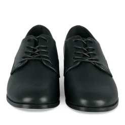 Derbies NOIR Femme Motif Uni A Enfiler
