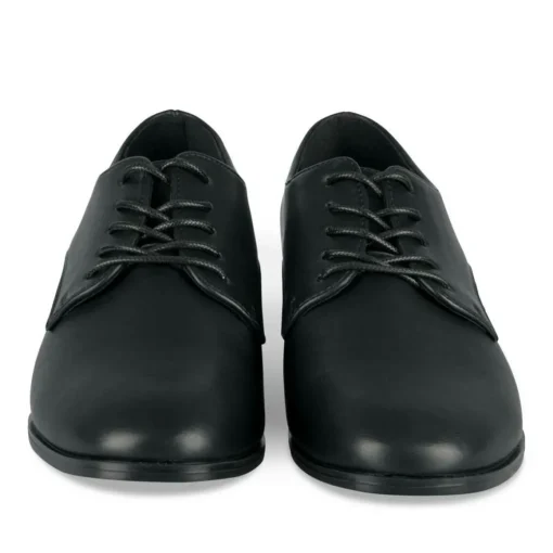 Derbies NOIR Femme Motif Uni A Enfiler
