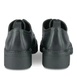 Derbies NOIR Femme Motif Uni Lacets