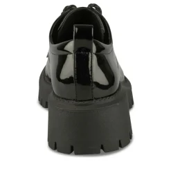 Derbies NOIR Femme Motif Uni A Enfiler
