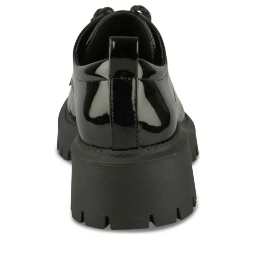 Derbies NOIR Femme Motif Uni A Enfiler