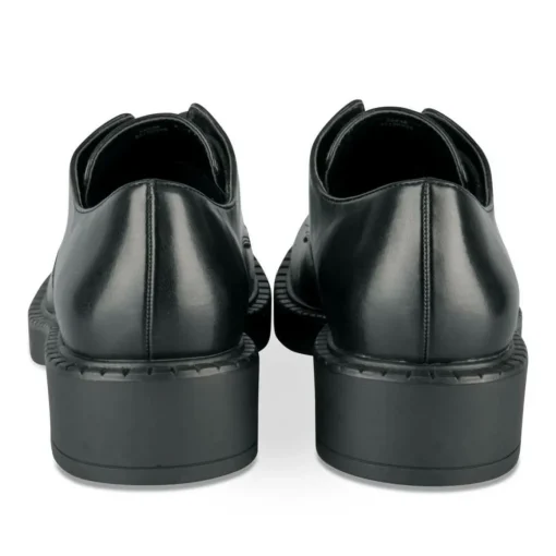 Derbies NOIR Femme Motif Uni Lacets