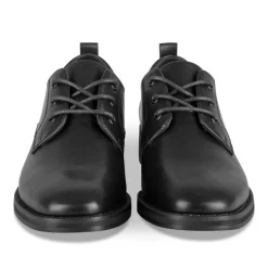 Derbies NOIR Femme Motif Uni Lacets