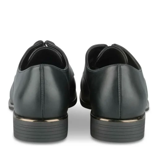 Derbies NOIR Femme Motif Uni Lacets