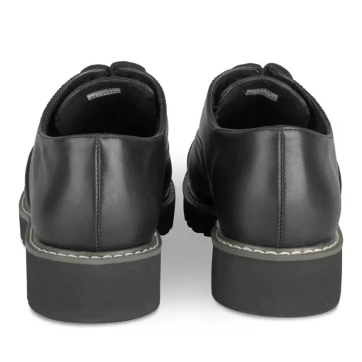 Derbies NOIR Femme Motif Uni Lacets