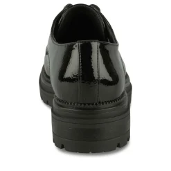 Derbies NOIR Femme Motif Uni Lacets