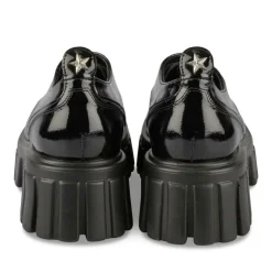 Derbies NOIR Femme Motif Uni Lacets
