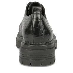 Derbies NOIR Femme Motif Animal