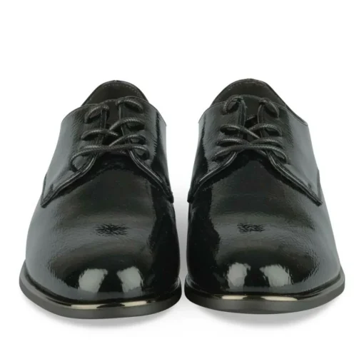Derbies NOIR Femme Motif Uni Lacets