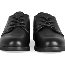 Derbies NOIR Femme Motif Uni Lacets