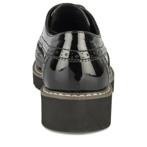 Derbies NOIR Femme Motif Uni Lacets