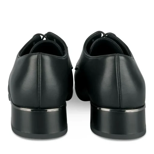 Derbies NOIR Femme Motif Uni A Enfiler