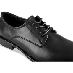 Derbies NOIR Femme Motif Uni Lacets