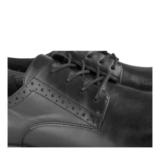 Derbies NOIR Femme Motif Uni A Enfiler