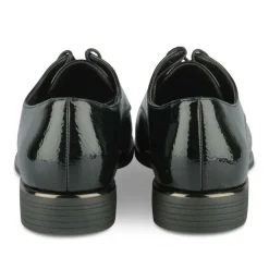 Derbies NOIR Femme Motif Uni Lacets