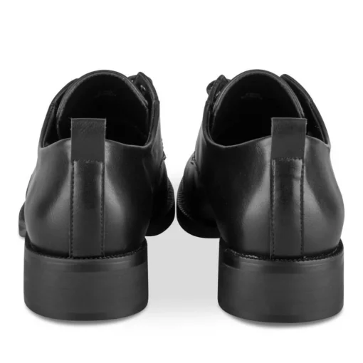 Derbies NOIR Femme Motif Uni Lacets
