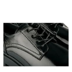 Derbies NOIR Femme Motif Vernis A Enfiler