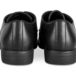 Derbies NOIR Femme Motif Uni Lacets