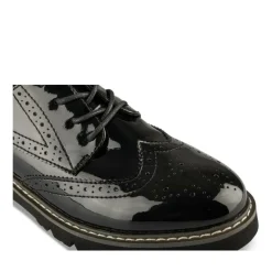 Derbies NOIR Femme Motif Uni Lacets