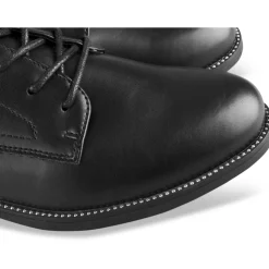 Derbies NOIR Femme Motif Uni Lacets
