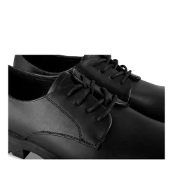 Derbies NOIR Femme Motif Uni Lacets