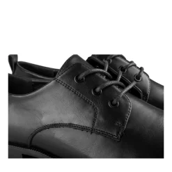 Derbies NOIR Femme Motif Uni Lacets