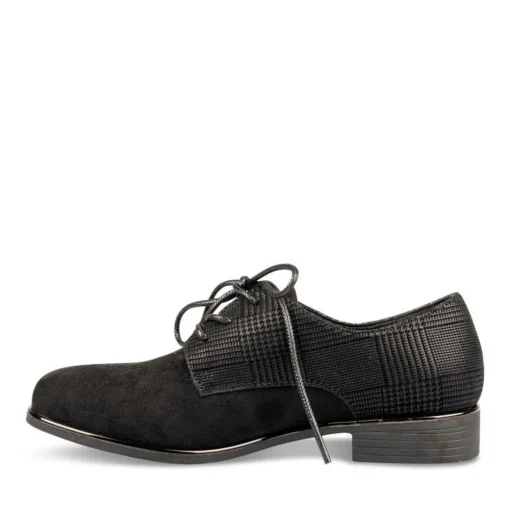 Derbies NOIR Fille Elastique