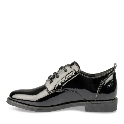 Derbies NOIR Fille Elastique