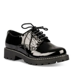 Derbies NOIR Fille Lacets
