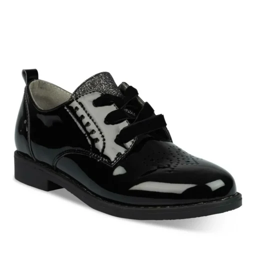 Derbies NOIR Fille Lacets