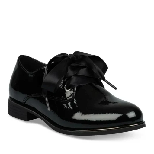 Derbies NOIR Fille Lacets