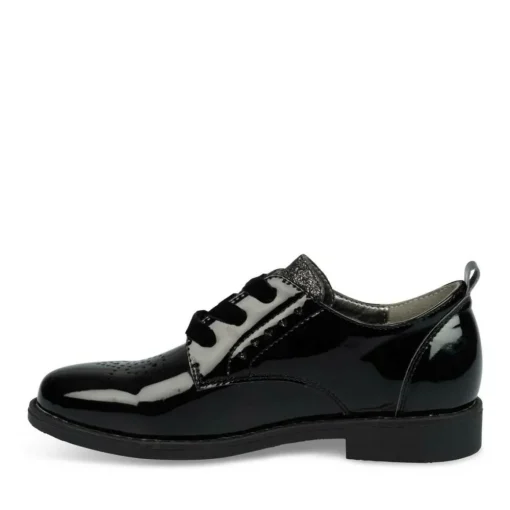 Derbies NOIR Fille Lacets