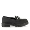 Derbies NOIR Fille Motif Chaîne A Enfiler