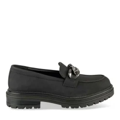 Derbies NOIR Fille Motif Chaîne A Enfiler
