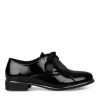 Derbies NOIR Fille Motif Uni Lacets