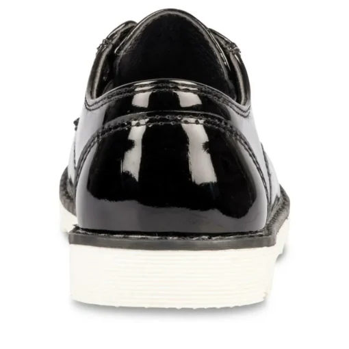 Derbies NOIR Fille Motif Uni Elastique